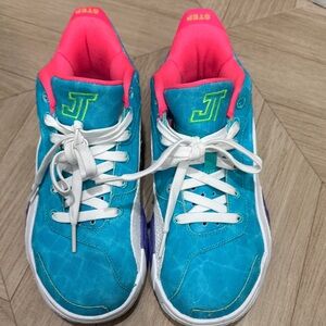 Jordan Kids Sneakers - Teal and Pink